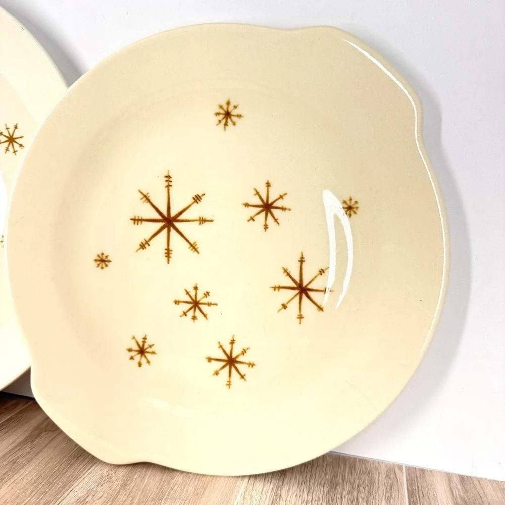 Royal China‎ Star Glow Atomic Dinner Plates 11